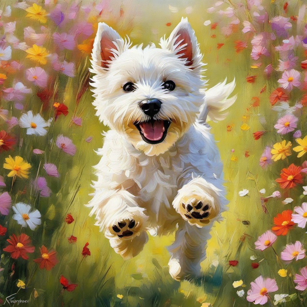 Custom Palette Knife Pet Portrait – Textured Oil Painting Style Petopia