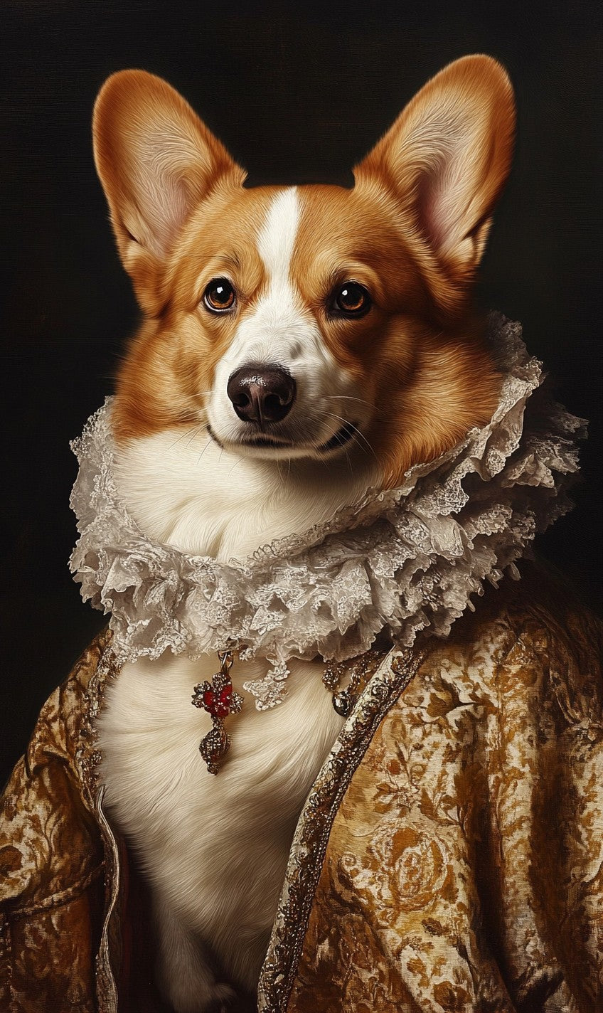 Custom Renaissance Pet Portrait – Classic & Regal Artistic Style Petopia