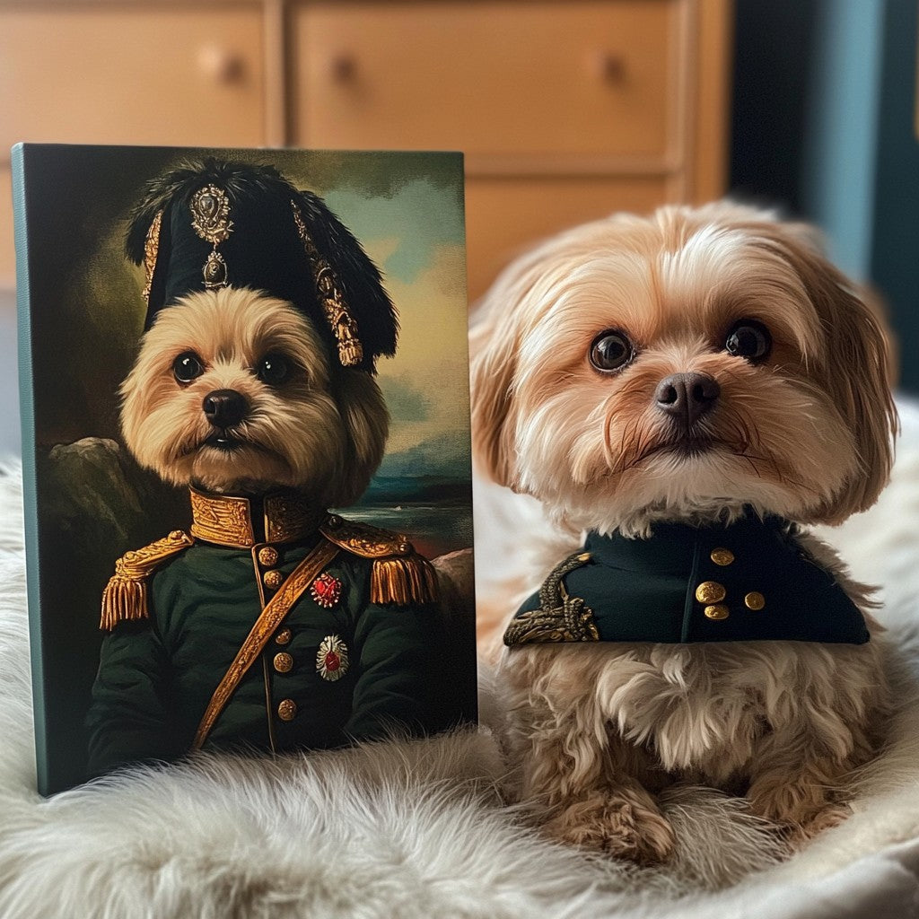 Custom Renaissance Pet Portrait – Classic & Regal Artistic Style Petopia