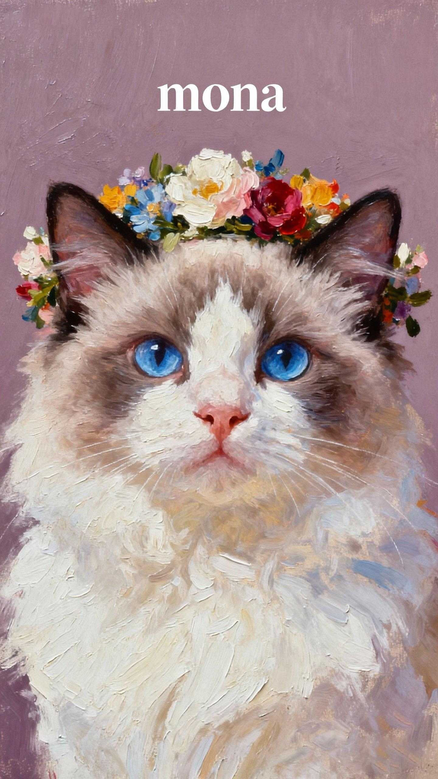 Custom Modern Pet Portrait – Minimalist & Contemporary Design Petopia