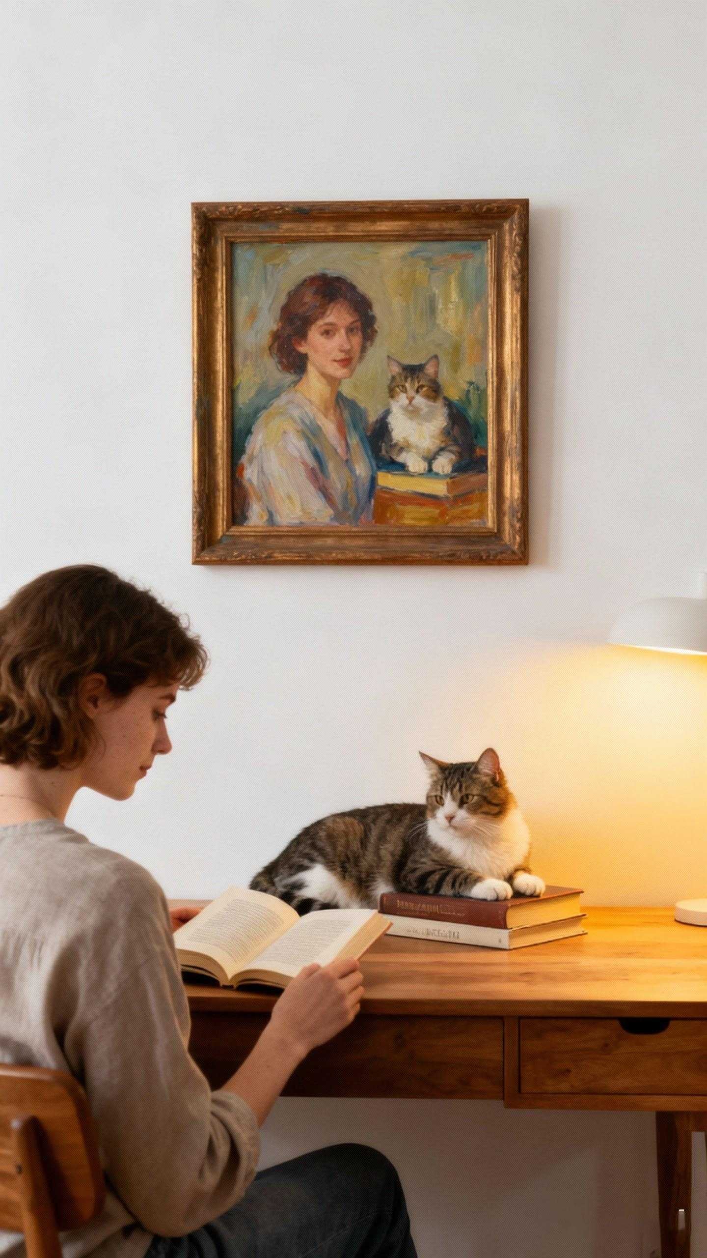 Custom Pet & Owner Portrait – Forever Together in Art Petopia