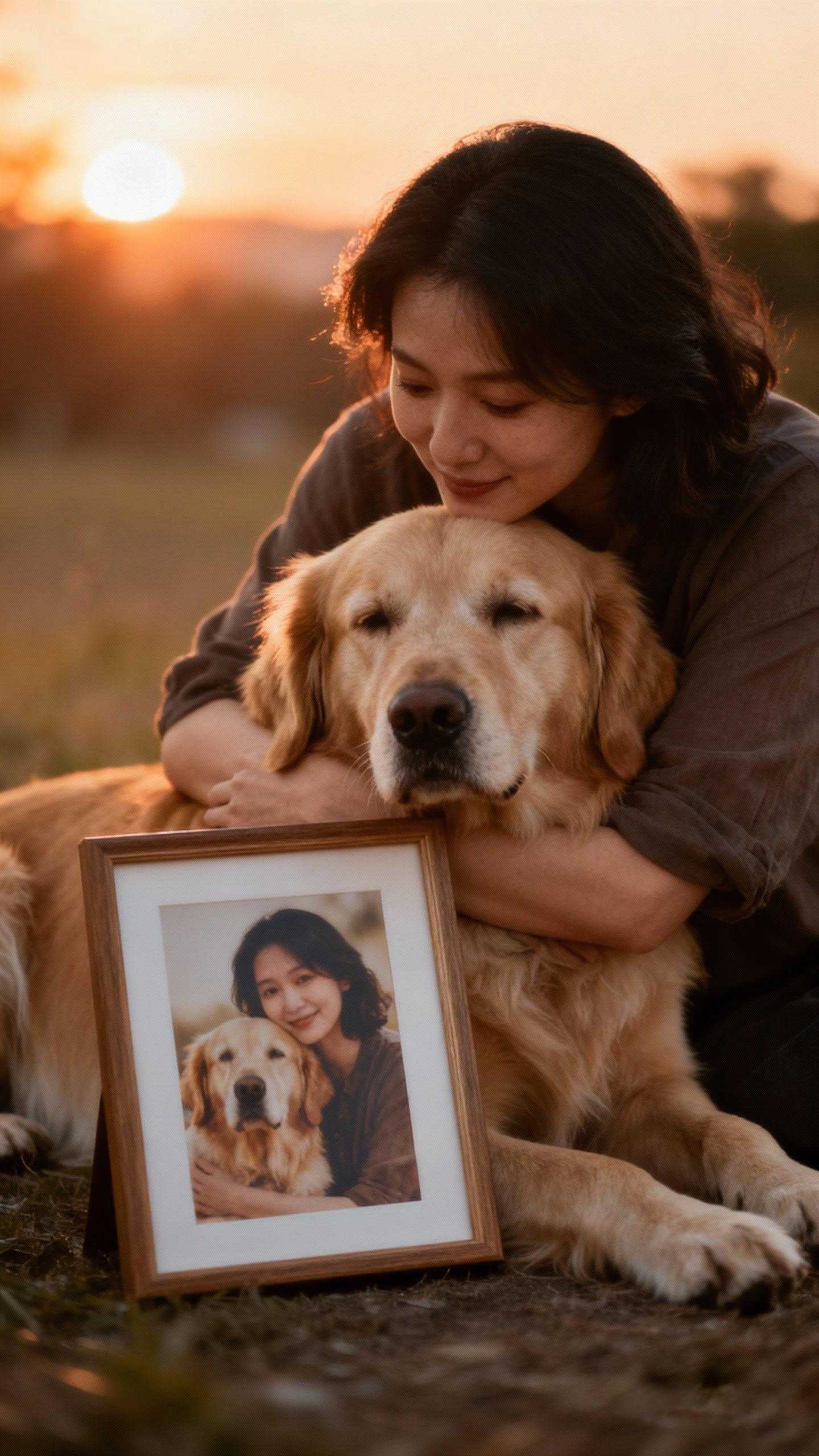 Custom Pet & Owner Portrait – Forever Together in Art Petopia