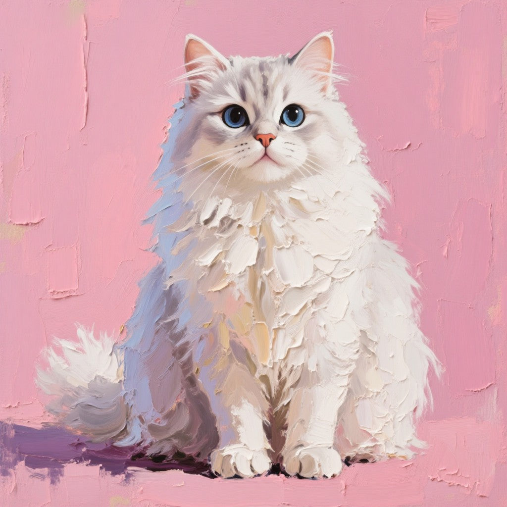 Custom Palette Knife Pet Portrait – Textured Oil Painting Style Petopia