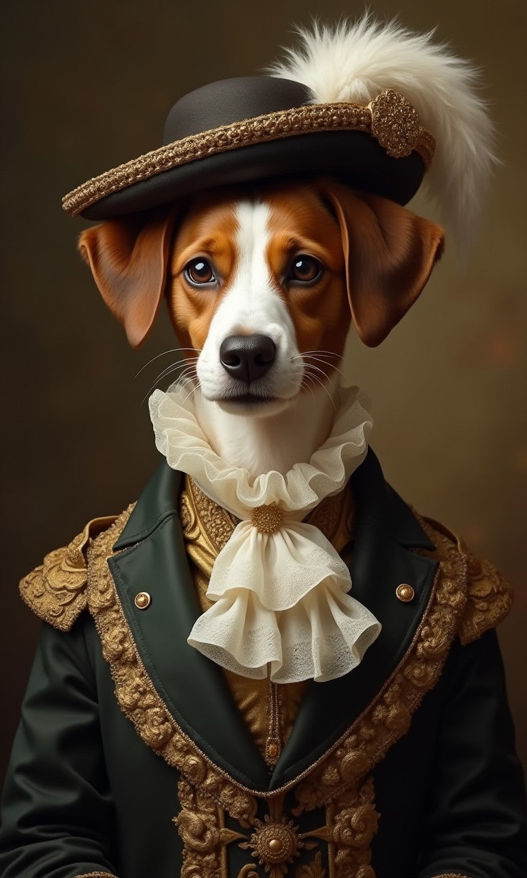 Custom Renaissance Pet Portrait – Classic & Regal Artistic Style Petopia